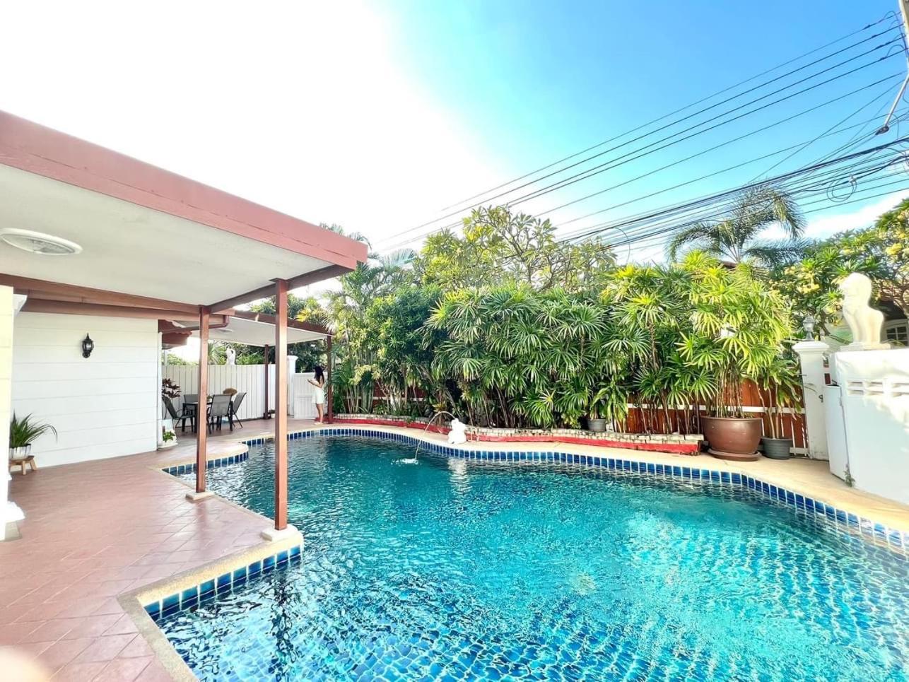 Pattaya Pool Villa39A 300 Mater To Beach Gate Exit Extérieur photo